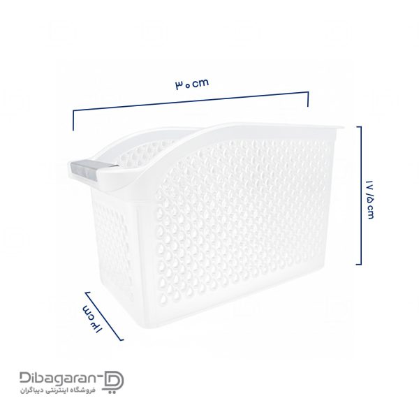 تصویر با ابعاد سبد نظم دهنده لیمون کد 1939