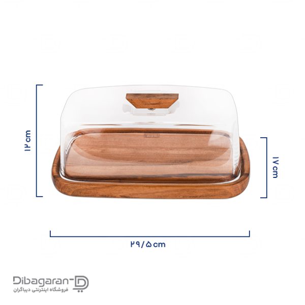 ظرف رولت خوری چوبی یاکا ابعاد ظرف رولت خوری چوبی یاکا ابعاد