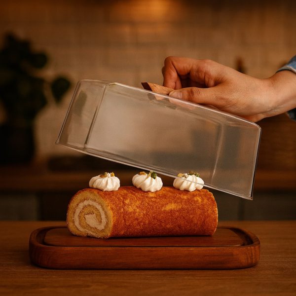 ظرف رولت خوری چوبی یاکا دکوراتیو ظرف رولت خوری چوبی یاکا دکوراتیو