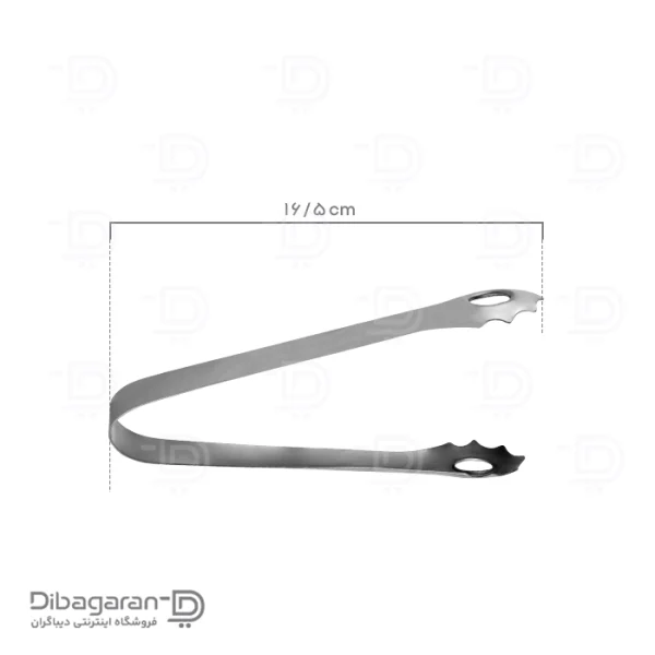 ابعاد انبر یخ استیل ریور کد 8468