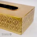 جعبه دستمال کاغذی برنجی