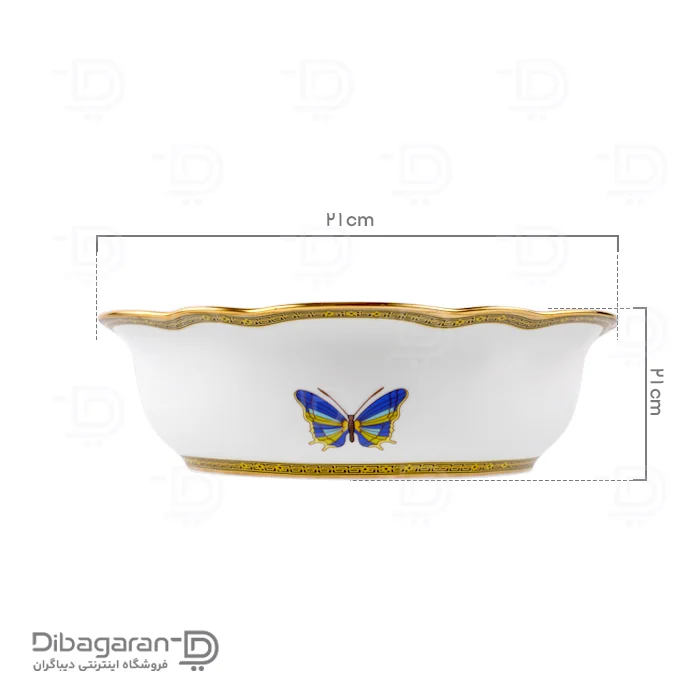 خورشت خوری چینی ریما کد 55303 (4) ابعاد خورشت خوری چینی ریما کد 55303