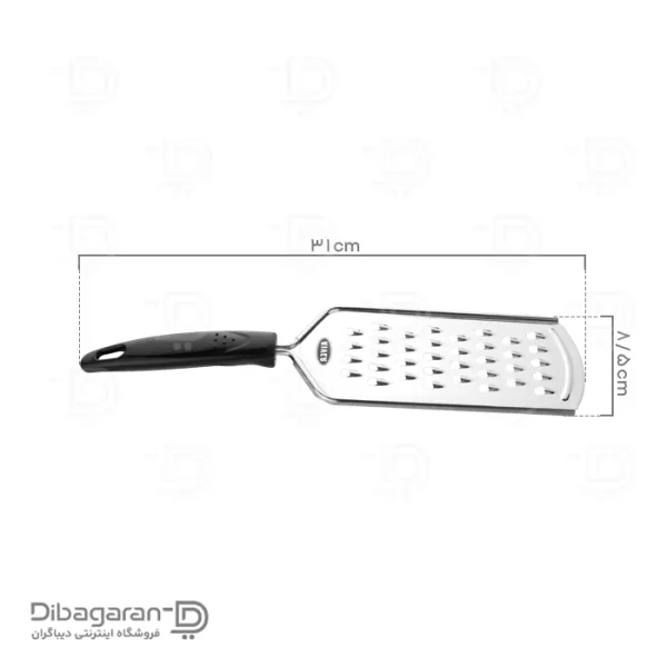ابعاد رنده استیل تخت ریور کد 8481