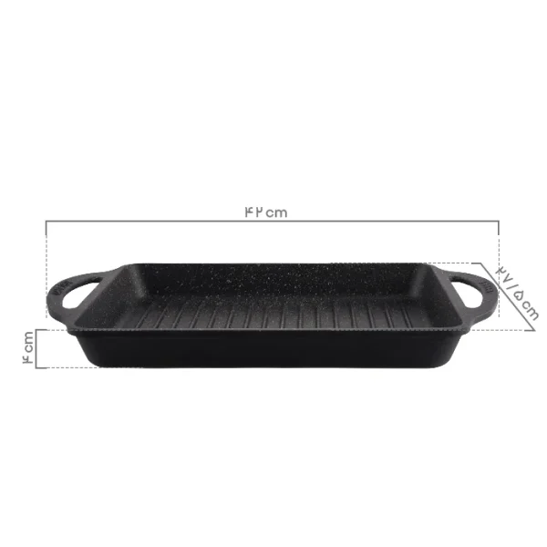 ابعاد سینی گریل چدن ریور کد 8686