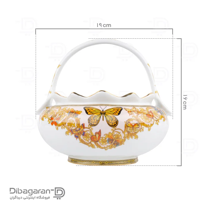 شکلات خوری چینی ریما کد 55311 (5) ابعاد شکلات خوری چینی ریما کد 55311