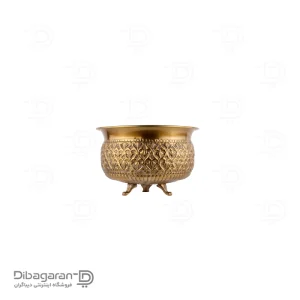 شکلات خوری گرد برنجی ریما کد R-98710