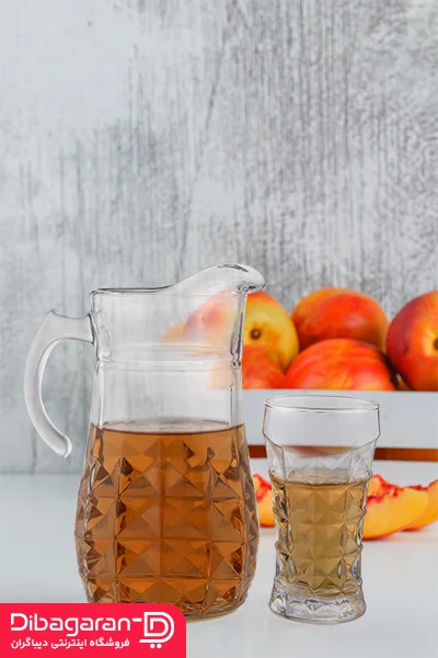 پارچ و لیوان پیرلس مدل آکوامارین کد 801300W