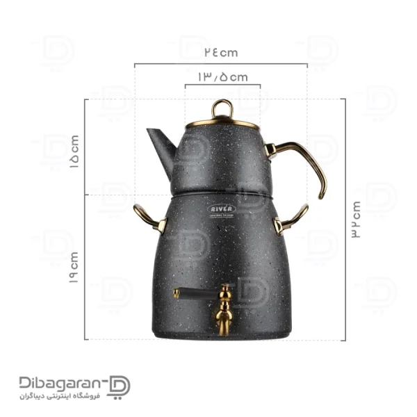 کتری قوری گرانیتی ریور کد 5833 (6) کتری قوری گرانیتی ریور کد 5833