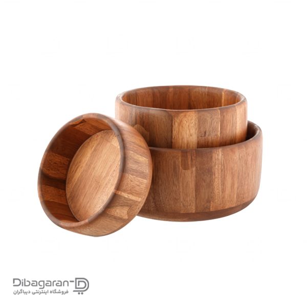 کاسه بزرگ چوبی یاکا مدل آکاسیا استوانهای کاسه بزرگ چوبی یاکا مدل آکاسیا استوانهای