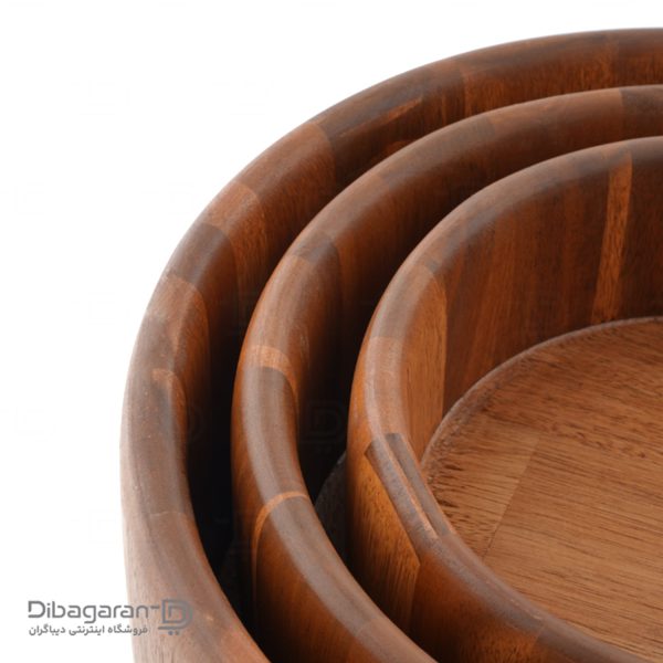 کاسه بزرگ استوانه ای چوبی یاکا مدل آکاسیا نمای نزدیک همگی کاسه بزرگ استوانه ای چوبی یاکا مدل آکاسیا نمای نزدیک همگی
