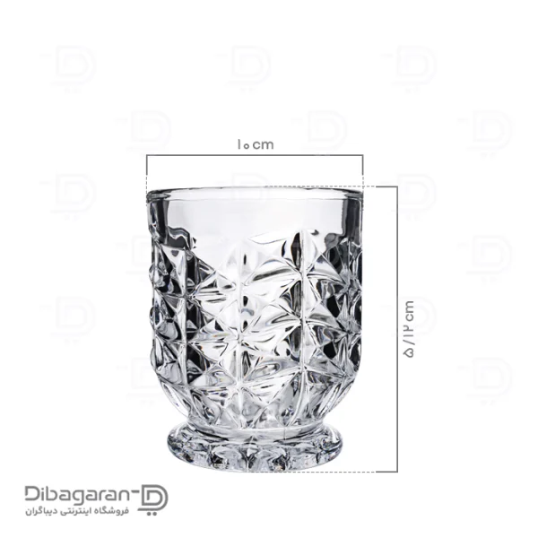 جاکاردی بلور پیرلس مدل آکوامارین کد 940W (3) ابعاد جاکاردی بلور پیرلس مدل آکوامارین کد 940W