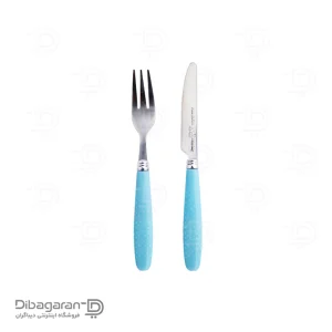 ست کارد و چنگال استیل ریور کد KF59 آبی