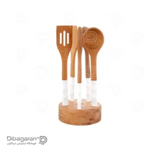 ست کفگیر و ملاقه چوبی ریور کد 8437