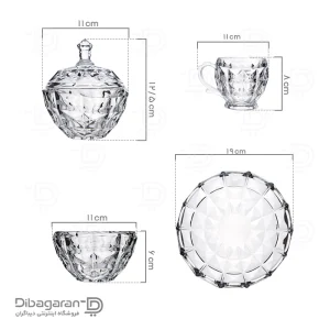 سرویس پذیرایی پیرلس مدل آکوامارین 25 پارچه کد 802900W