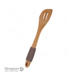 کفگیر چوبی یونیک مدل هلالی کد UN-1110 شیاردار