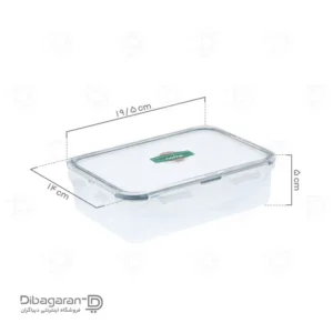 ابعاد ظرف نگهدارنده غذا 550 میلی لیتر لیمون کد 806