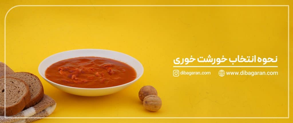 نحوه انتخاب خورشت خوری
