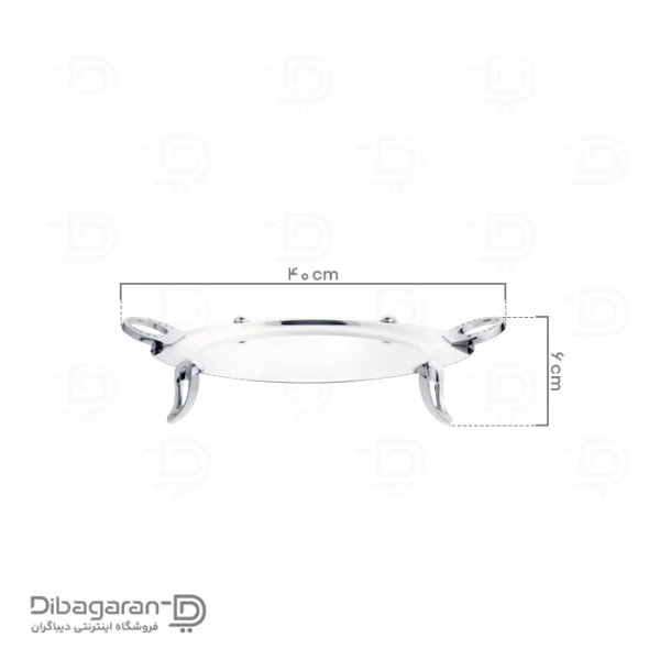 سینی استیل سافینوکس مدل حلقه نگین2 805 ابعاد سینی استیل سافینوکس مدل حلقه نگین 805