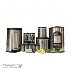 سرویس آشپزخانه استیل 14 پارچه یونیک کد UN-3505