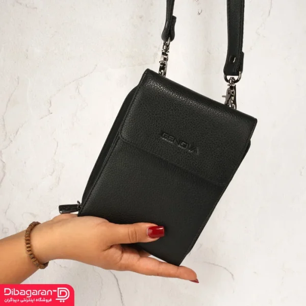کیف دوشی پاسپورتی چرم جنوا کدG912-15