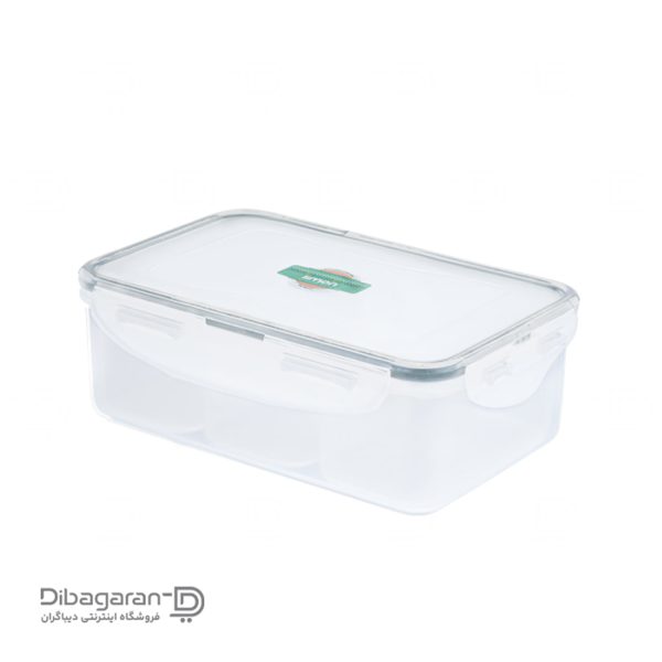 ظرف نگهدارنده لیمون 1 لیتر سه خانه کد 774 صورتی