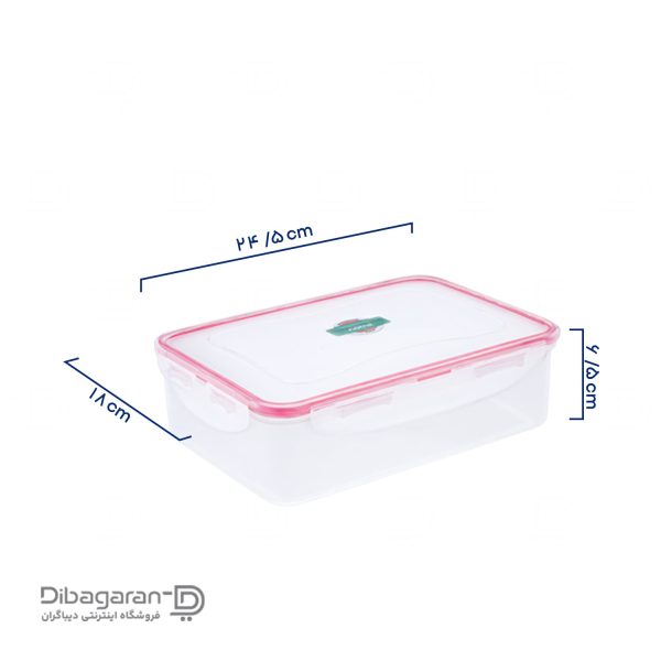 ابعاد ظرف نگهدارنده لیمون 1.6 لیتر کد 788