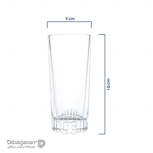 لیوان کریستال پاشاباغچه مدل کالدرا 4 عددی کد 68033