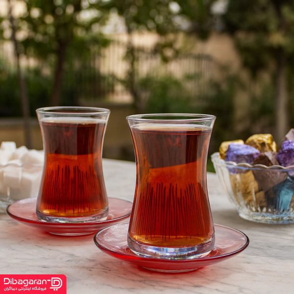 لایف استایل استکان و نعلبکی پاشاباغچه مدل هیبلی کد 95483