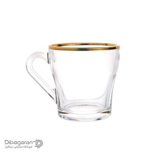 فنجان پاشاباغچه مدل کروم گلدن تاچ 6عددی کد 55233