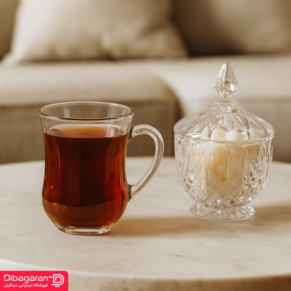 دکوراتیو استکان پاشاباغچه مدل دیم