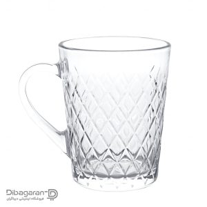 ماگ بلوری پاشاباغچه مدل روبی 6 عددی کد 55723