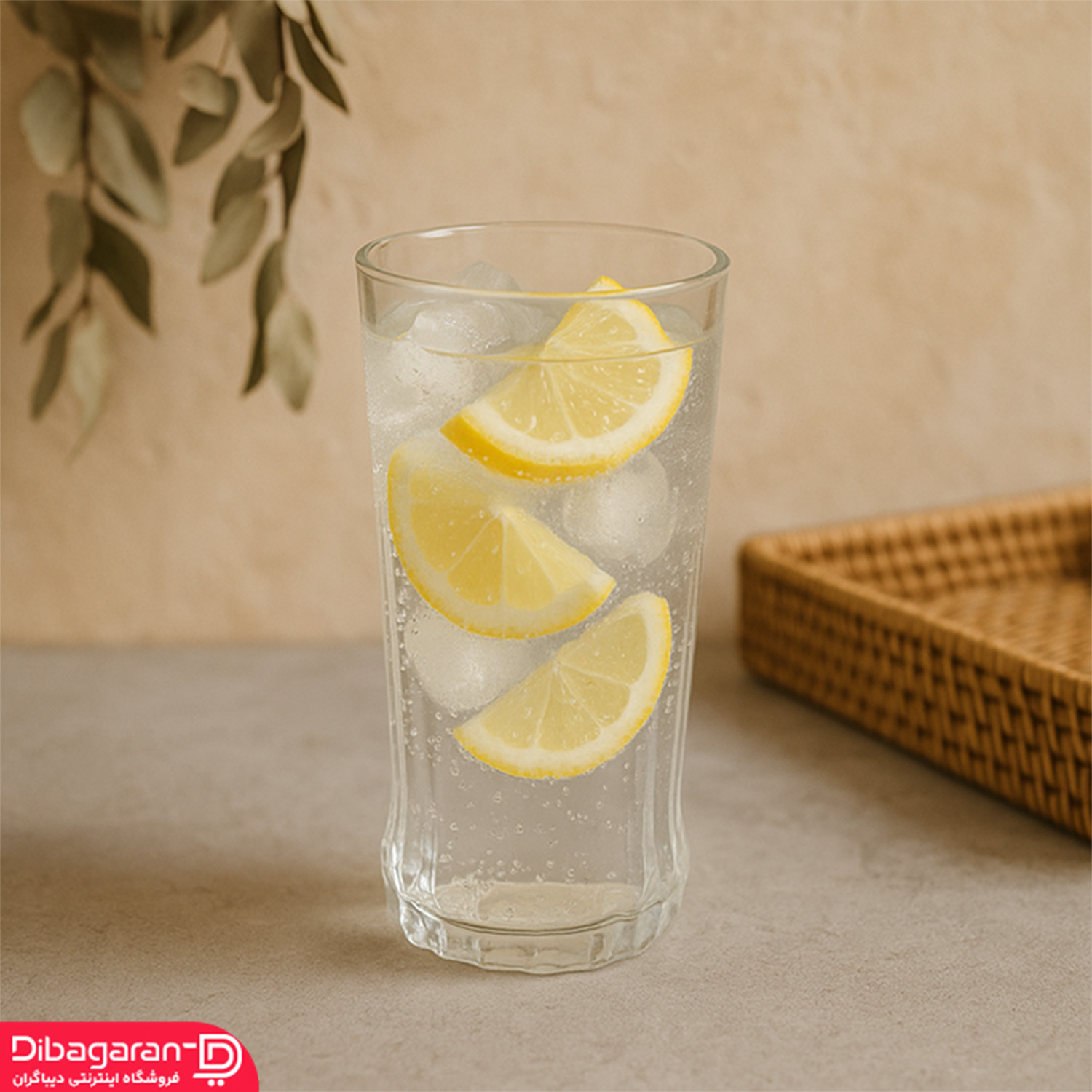 Pashabagche patterned glass, Gaya model, 6 pieces, code 420755 (2) تصویر دکوراتیو لیوان طرحدار پاشاباغچه مدل گایا 6 عددی کد 420755