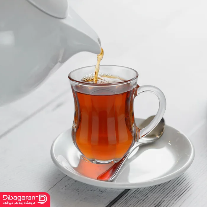 استکان پاشاباغچه مدل دیم 6 عددی کد 55373