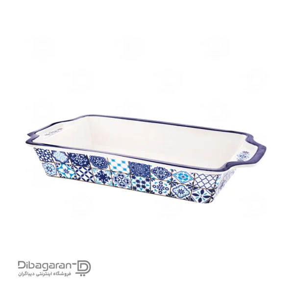 تابه سرو مستطیل طرحدار ریور طرح اسلیمی کد 8171-36b تابه سرو مستطیل ریور طرح اسلیمی کد 8170