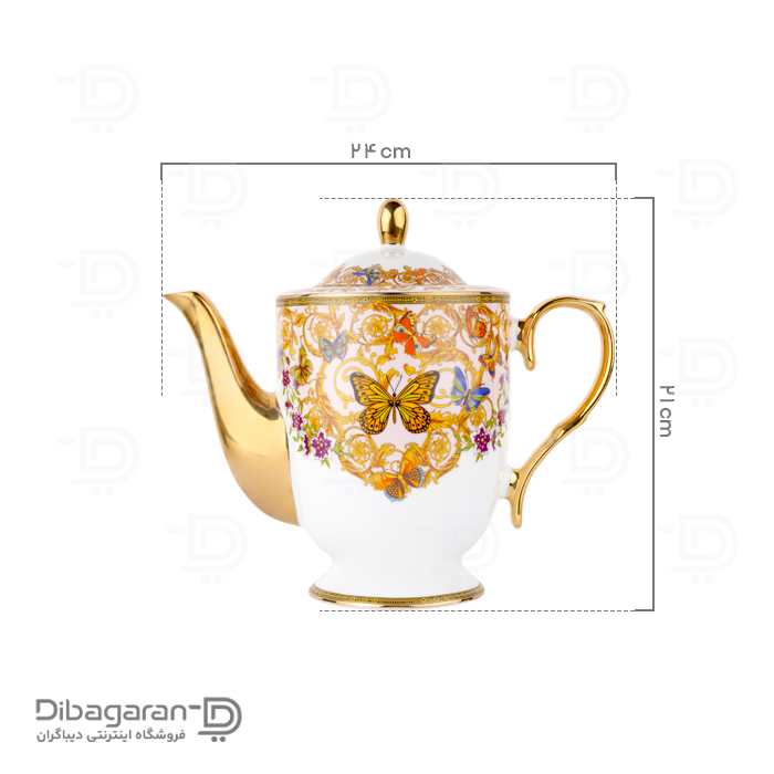 سرویس صبحانه خوری چینی ریما 6 نفره کد 55327 (6) ابعاد سرویس صبحانه خوری چینی ریما 6 نفره کد 55327