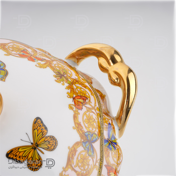 شکلات خوری چینی ریما کد 55312 (2) دسته شکلات خوری چینی ریما کد 55312