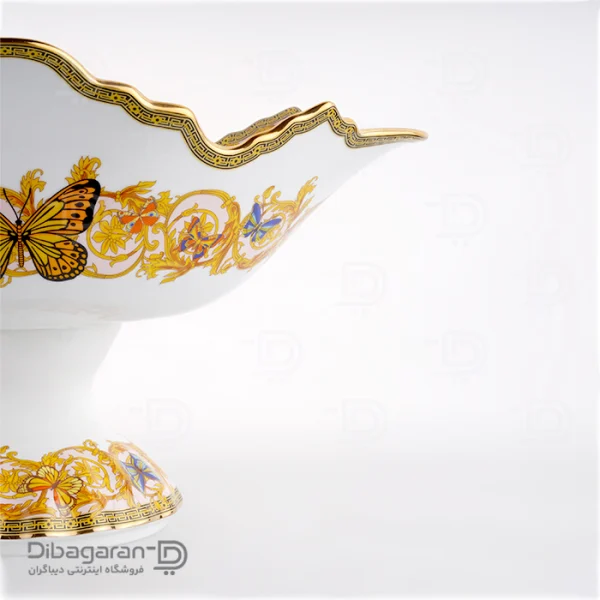 ظرف پذیرایی کشکول چینی ریما طرح پروانه (1) ظرف پذیرایی کشکول چینی ریما طرح پروانه کد 55301