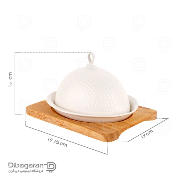 ظرف کره خوری چوب چینی ریور کد 9569 (3) ظرف کره خوری چوب چینی ریور کد 9569