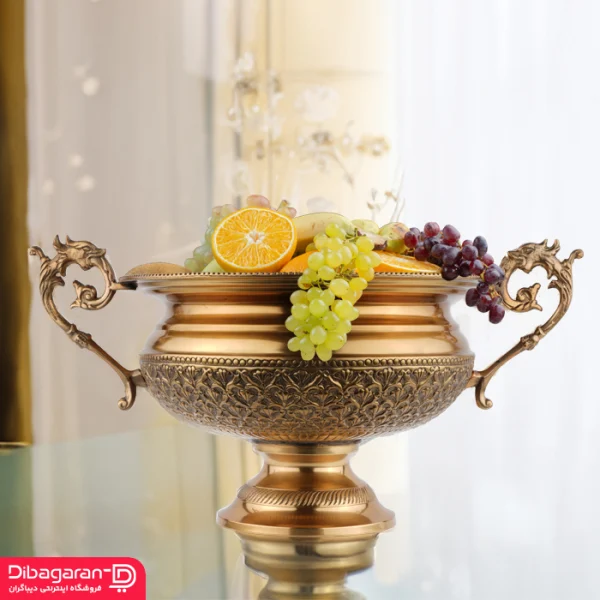 700.700میوه-خوری-برنجی-گرد-بزرگ میوه خوری برنجی گرد ریما