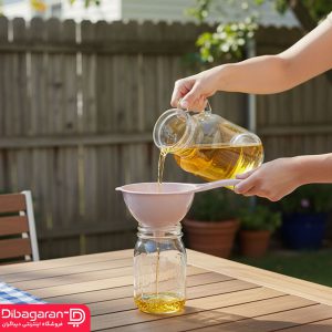 قیف پلاستیک صافی دار لیمون کد 2127