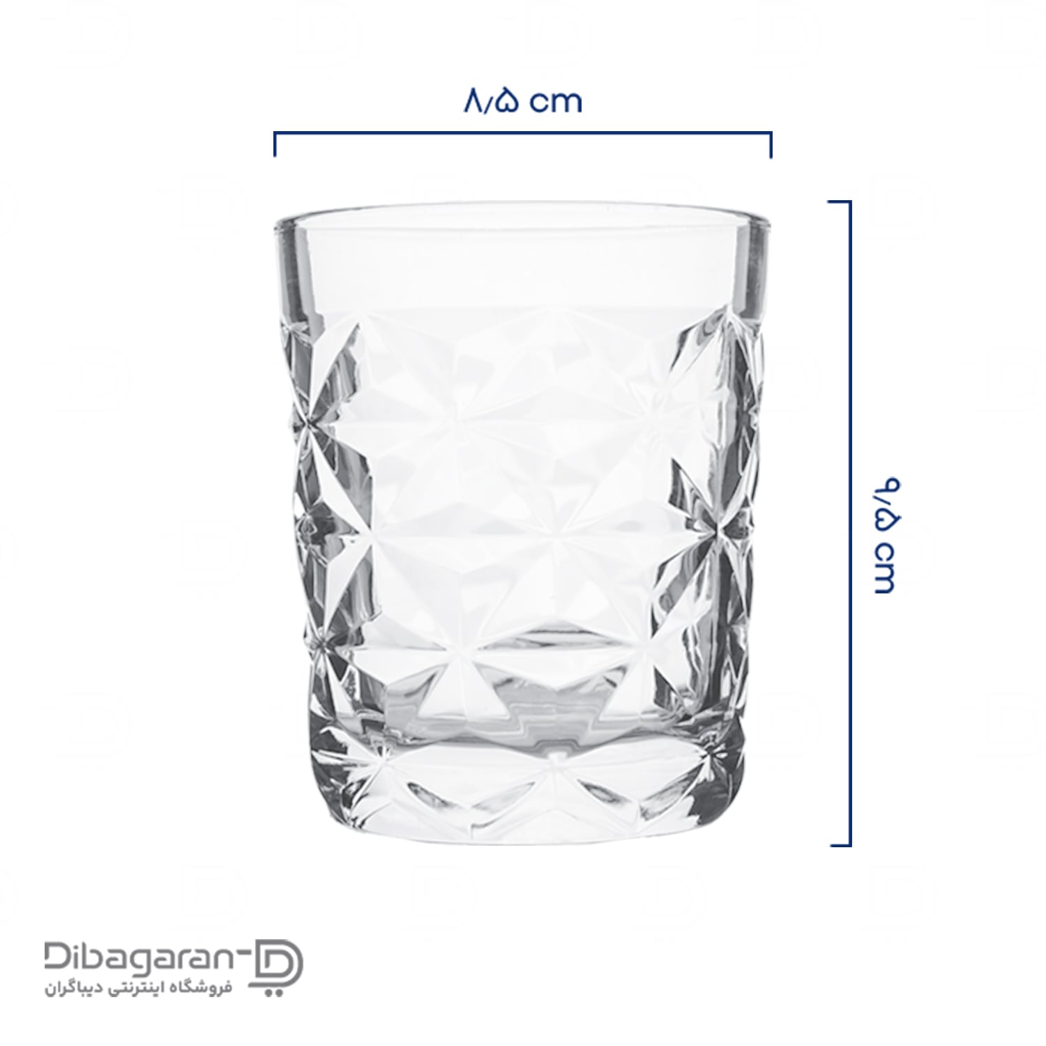 ابعاد نیم لیوان پاشاباغچه مدل استرلا 4 عددی کد 520542 ابعاد نیم لیوان پاشاباغچه مدل استرلا 4 عددی کد 520542