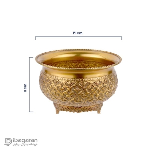 شکلات خوری برنجی گرد ریما کد R-98707