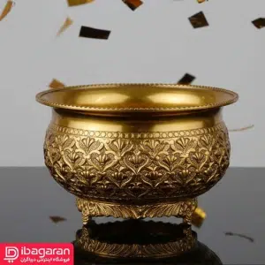 قیمت شکلات خوری برنجی گرد ریما کد R-98707