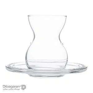 استکان و نعلبکی پاشاباغچه مدل آنتیک 6 عددی کد 96575