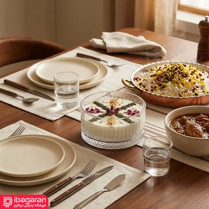 ست دو عددی پیاله پاشاباغچه مدل الیسیا