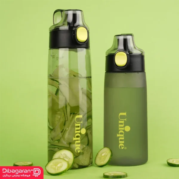 بطری آب پلاستیکی 750 سی سی قمقمه یونیک 750 میلی لیتر کد UN-1976
