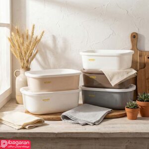 سرویس آبکش و لگن 8 پارچه لیمون مدل 026