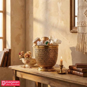 سطل زباله برنجی ریما کد R-98715