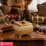 شکلات خوری مربع برنجی ریما کد R-98714