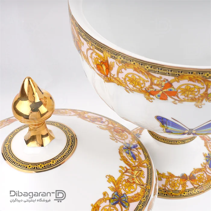 شکلات خوری پایه دار چینی ریما کد 55330 (4) بررسی شکلات خوری پایه دار چینی ریما کد 55330